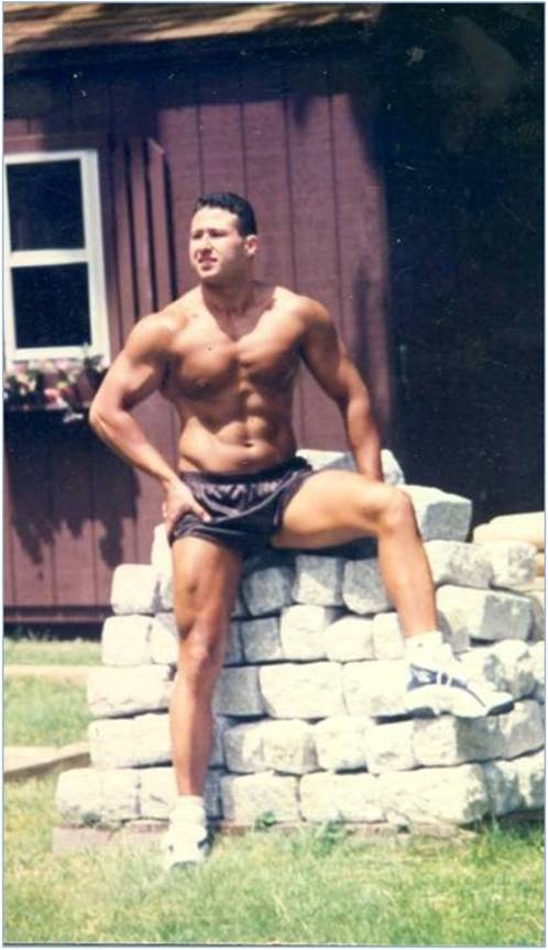 Adam "shredded" in the late 90s