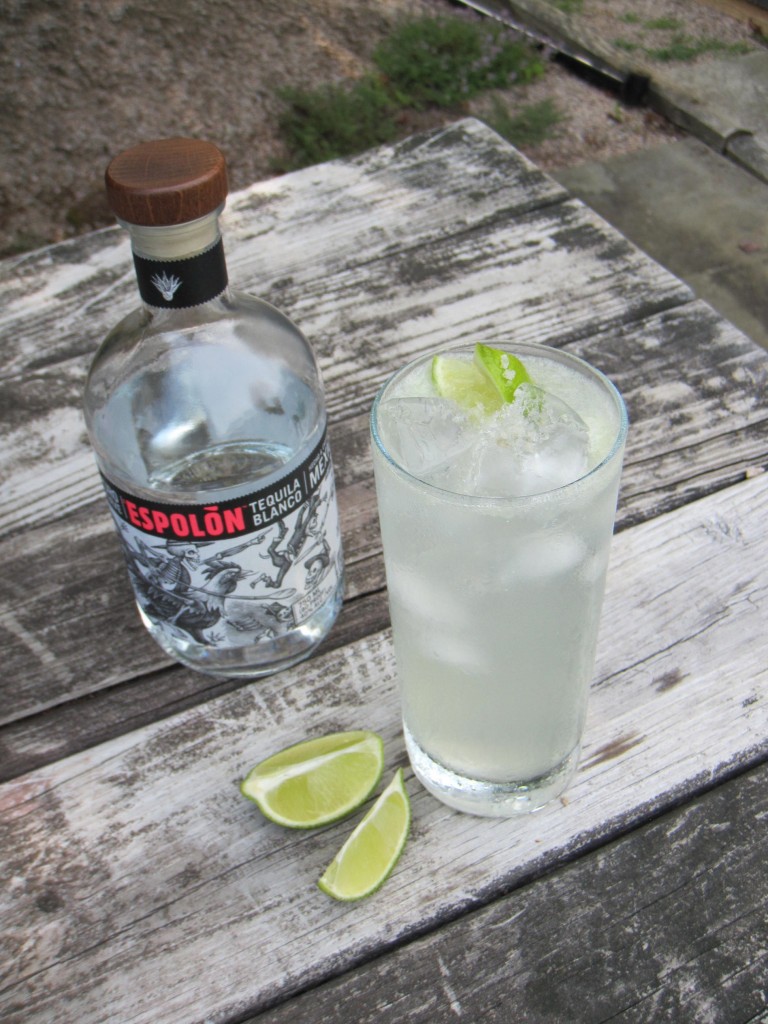 A NorCal Margarita using Espolon tequila