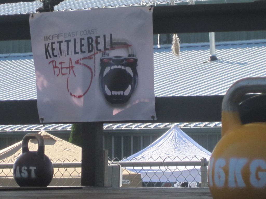 Banner and logo for the IKFF East Coast Kettlebell Beast Competition