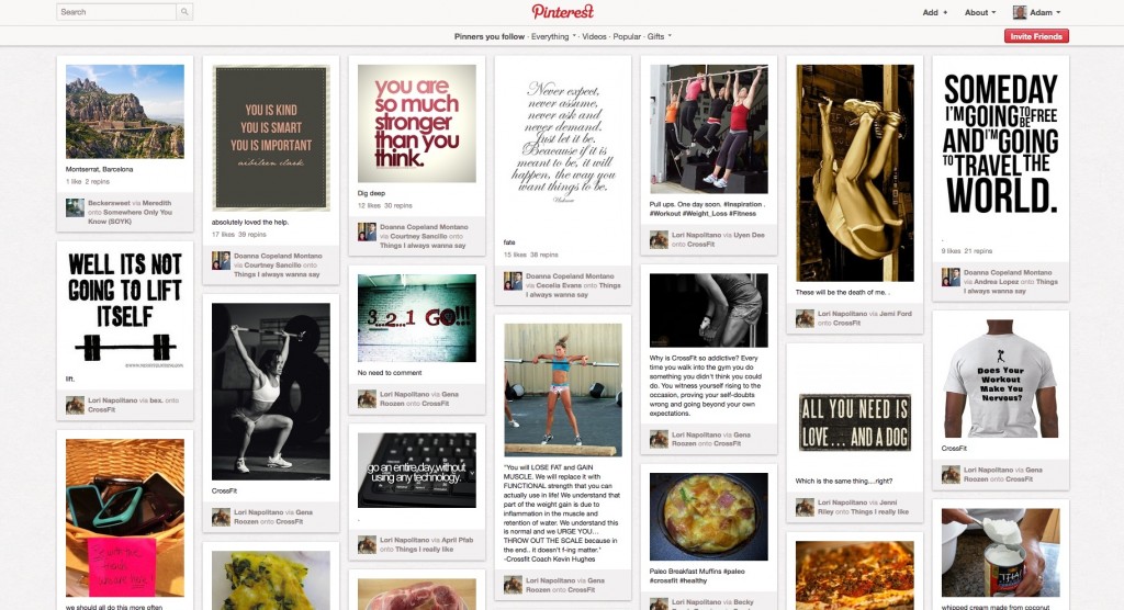 Pinterest Page Example