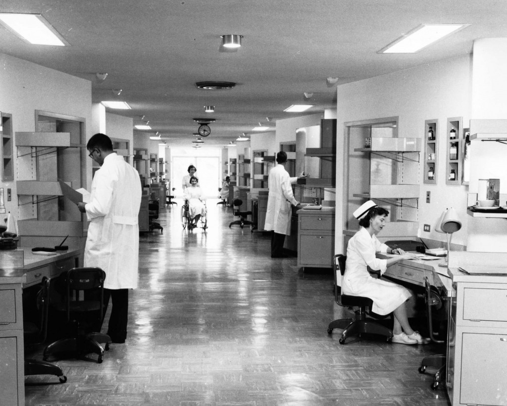 A medical "Assembly Line" in the 50s