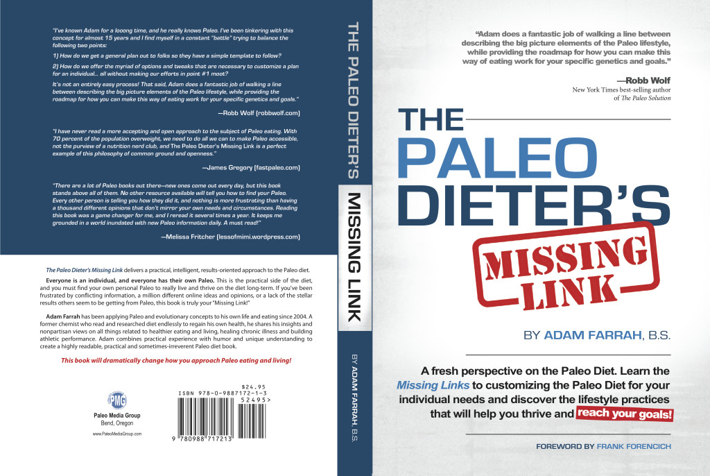 Paleo Dieter's Missing Link Book Cover Spread